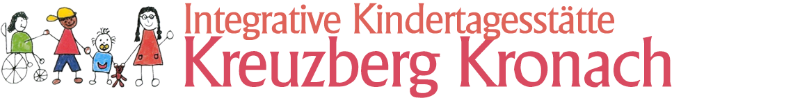 Kopfgrafik in der Homepage der integrativen Kindertagesstätte Kreuzberg Kronach